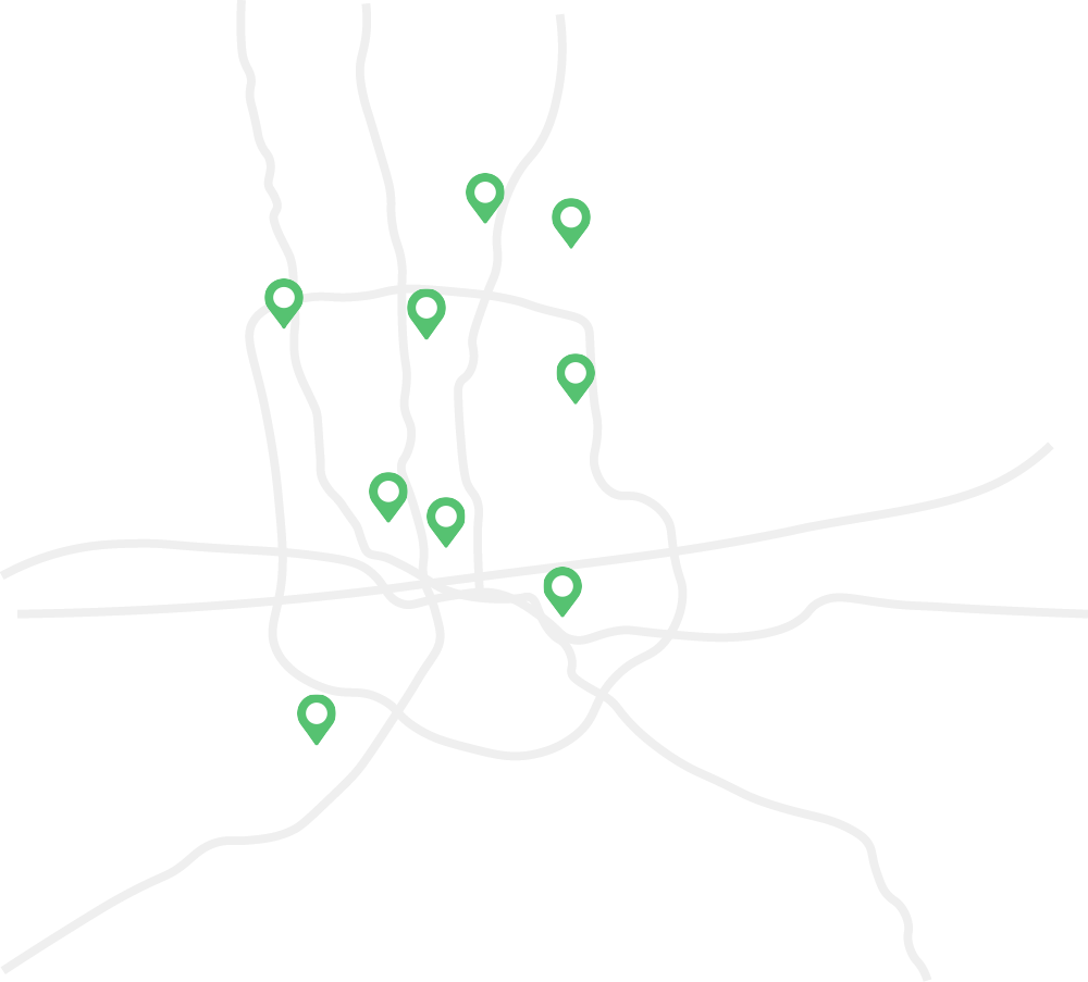 Locations All Over_city map podcast studio mixer