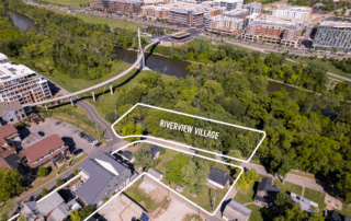 Riverview Village aerial propety outline